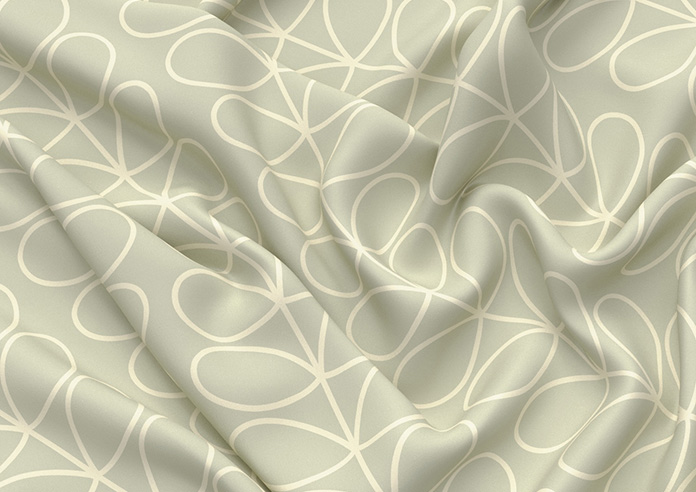 Orla Kiely Linear Stem, Pebble - Twist&Fit Roman Blind - Image 4